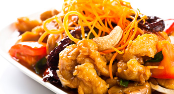 Catering dishes for a seminar or conference
